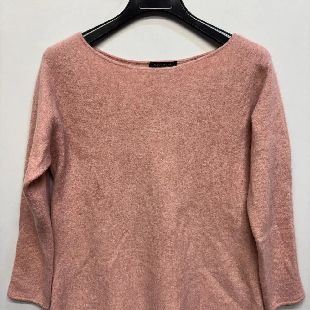 Charter Club Women 100% Cashmere Sweater Size Large Pink D120 -9